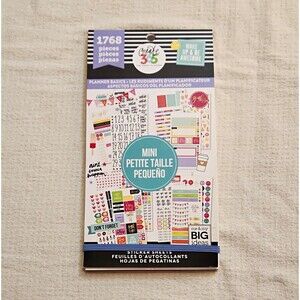 New The Happy Planner Mini Planner Basics Sticker Value Pack 1768 Pcs Create 365